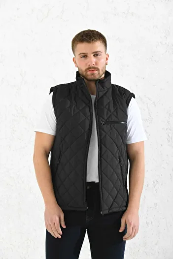 Fumos Класичний стьобаний надувний жилет з флісом всередині Dad Vest
