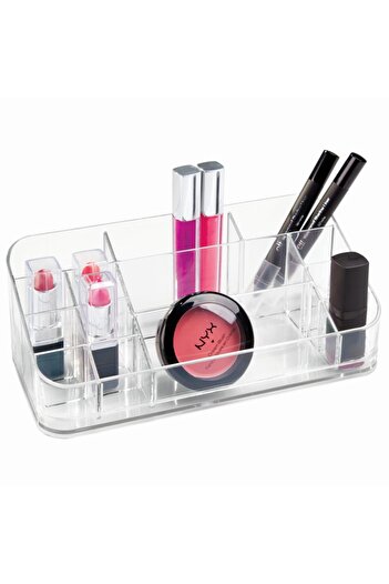 Bosphorus Cosmetic, Make-up Organizer Multi-Compartment Transparent 22x11x8cm
