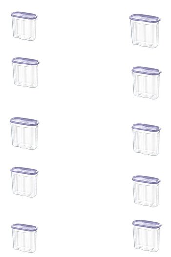 Buffer ® 10 قطع 2 غطاء مقياس حاوية تخزين الطعام الجاف - 1.7 لتر - Sa935