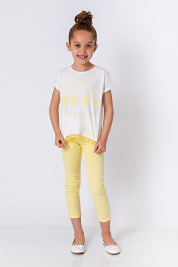 incity Girl's Yellow Trousers