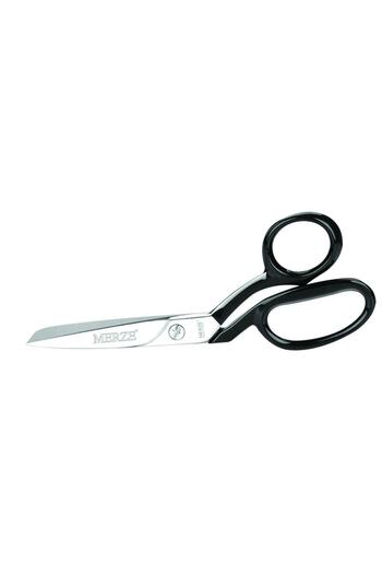 Linate Black Handle Horizontal Fabric and Leather Scissors 7" / 17,78 Cm 6 Pieces