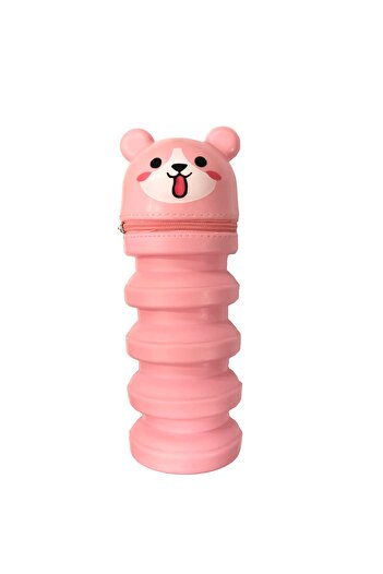 FLY COLOR Silicone Size Adjustable Bellows Pen Holder