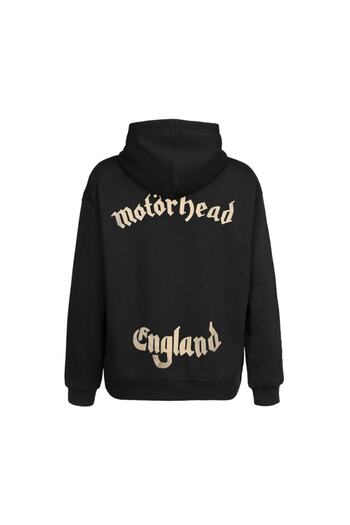 Orijin Tekstil Φούτερ Motörhead England Unisex εμπρός και πίσω με στάμπα με κουκούλα