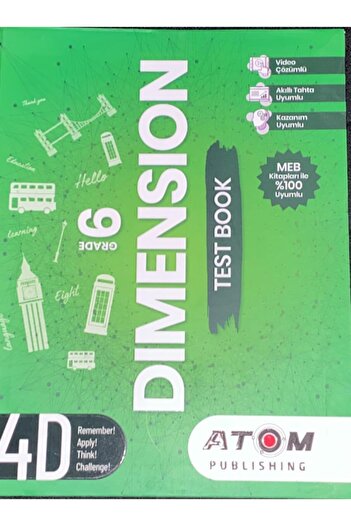 Atom Yayıncılık Atom 6.sınıf Dımensıon Test Book
