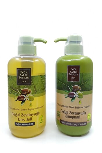 Eyüp Sabri Tuncer Natural Olive Oil Eyüp Sabri Tunce Shampoo and Shower Gel Set