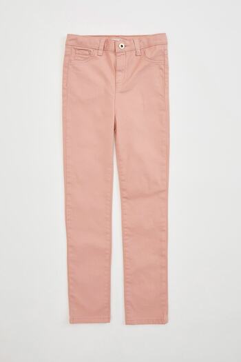 DeFacto Girl's Skinny Fit Basic Woven Trousers