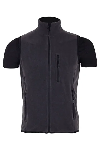 GHASSY CO. Men's Gray Fleece Sports Vest