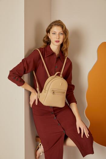 Pierre Cardin Print Earth Women's Backpack 05PO22Y1541