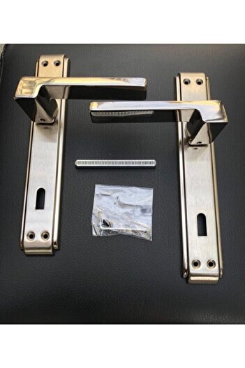 Sofuoğlu Anka Mirrored Door Handle (Room - Interior Door Handle) Nickel - Satin