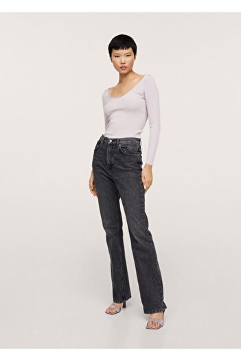 MANGO Woman Gewebter Pullover mit Glitzer