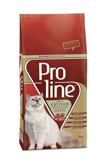 Pro Line Proline 15 Kg Yetişkin Kedi Maması Kuzu Etli Ve Pirinçli Adult Cat Food L R Yetişkin Kedi Maması