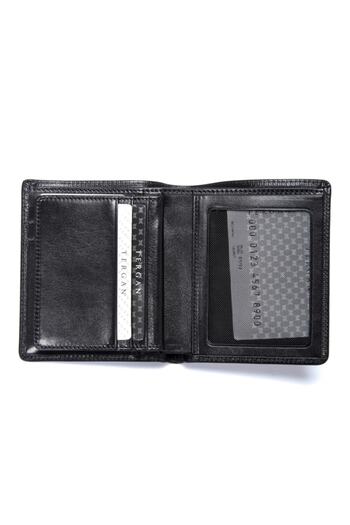 Tergan Black Leather Men's Wallet 01452a97