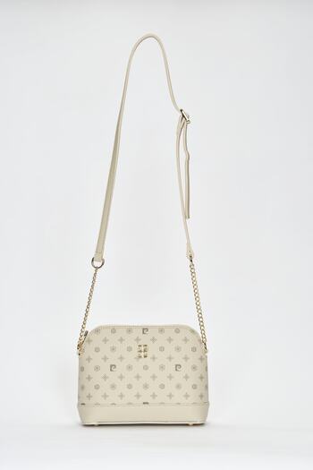 Pierre Cardin Beige Monogram Women's Shoulder Bag 05PO22Y1529
