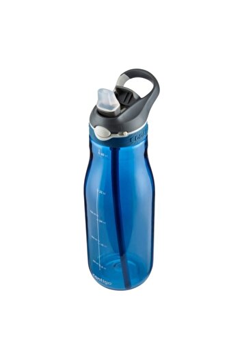 Contigo Ashland Tren Tek El Bas İç Kapaklı Su Matarası 1200ml - Mavi