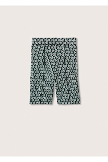MANGO Woman Retro Desenli Şort