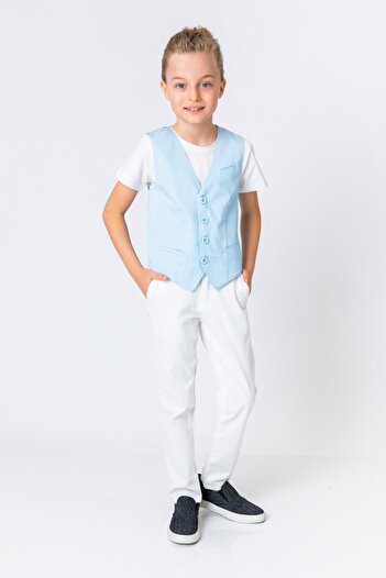 incity Boy's Blue Vest