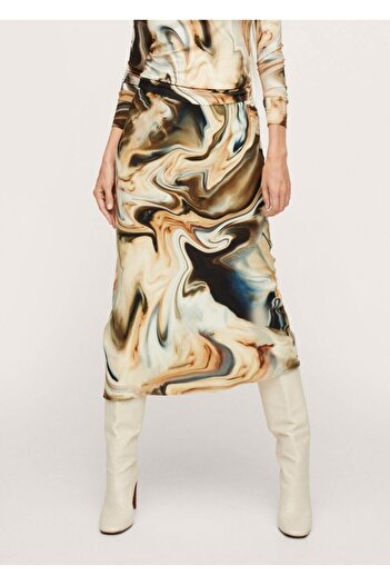 MANGO Woman Melted Skirt