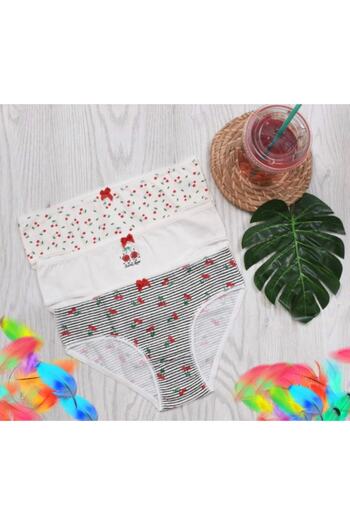 Koza Girl's Patterned 3-Piece Panties
