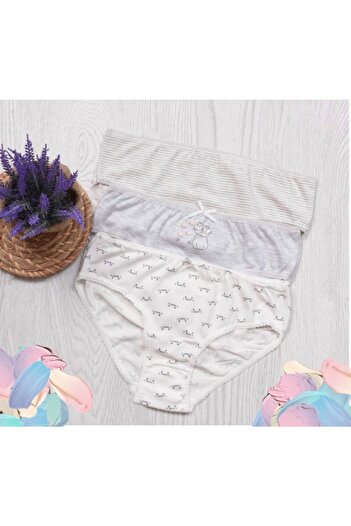 Koza Girl's Patterned 3-Piece Panties