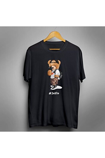 Machetta Teddy Bear Μαύρο μπλουζάκι με στάμπα