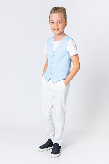 incity Boy's Blue Vest