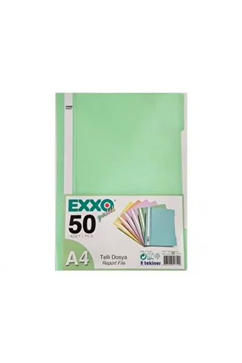 Exxo Pastel Ring Binder 50 Pack Mint Green