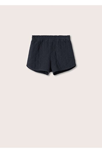 MANGO Kids Kids Black Quilted Shorts