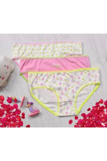 Koza Girl's Patterned 3-Piece Panties
