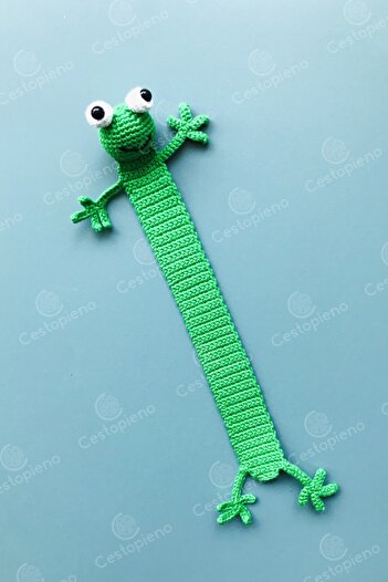CESTOPİENO Frog Figured Bookmark