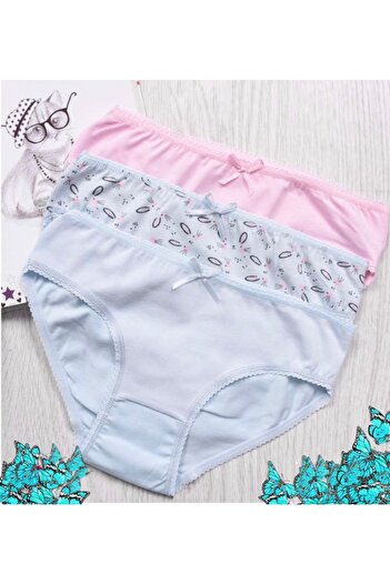 Koza Girl's Patterned 3-Piece Panties