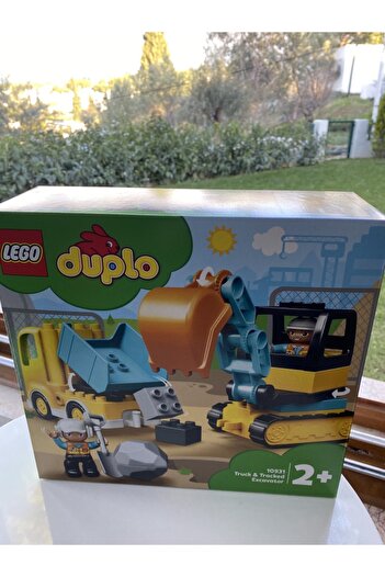 LEGO Duplo 10931 Kamyon Ve Paletli Kazıcı