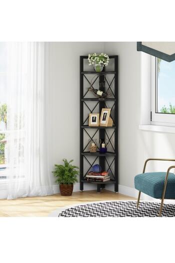 Retodesign 5 Shelf Corner Shelf/ Wall Shelf 2054