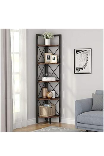 Retodesign 5 Shelf Corner Shelf/ Wall Shelf 2054
