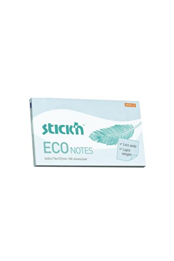Gıpta Hopax Stickn Adhesive Note Paper (12 Pieces) 100 Yp 76x127 Eco Patel Blue 21751