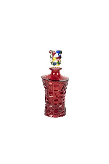 Mikasa Moor Kırmızı Renkli Cam Şişe 28 cm 700 ml Unisex Edc Parfüm