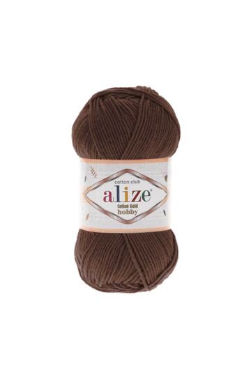 Alize Καφέ Βαμβακερό Χρυσό Χόμπι 493 - 50 Γρ