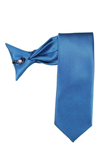PROKRAVAT Turquoise Eyelet Clip Tie