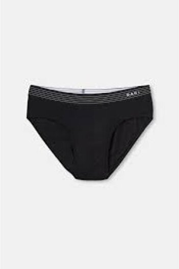 Dagi Men's Black Combed Cotton Compact Plain Slip D5182