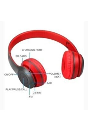 Genel Markalar P47 Wireless 5.0+edr Bluetooth Kablosuz Mp3 Çalar Kulaklık P47