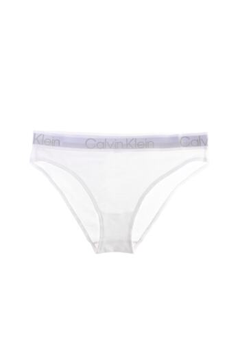 Calvin Klein 000qf6687e100 Κανονική μέση μονόχρωμη λευκή γυναικεία εσώρουχα μπικίνι