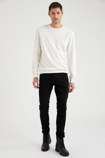 DeFacto Carlo Skinny Fit Χαμηλή μέση στενό τζιν παντελόνι