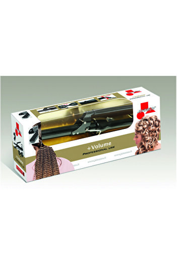 Johnson Volume Double Ceramic Plate Ptc Resistant 3 Mt. Rotatable Curling Iron