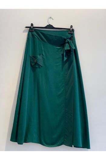 Kayra Women's Pocket Belt Detailed Skirt