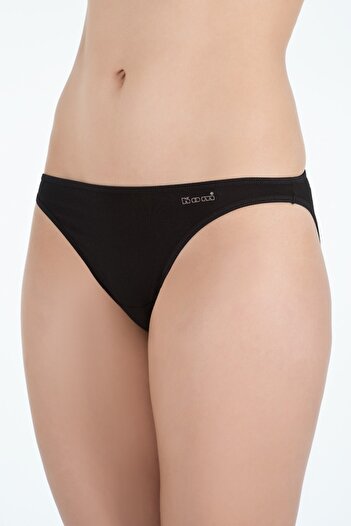 Kom Women's Black B.Super Single Bikini Panties 41Bk10161Siya New Season