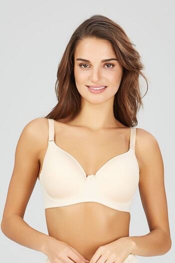Kom Women's Recovery Underwire Soft Cup Bra 3 Pieces 1ecru-1black-1ten