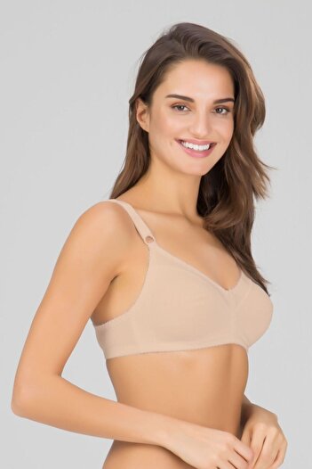 Kom Σουτιέν Carol Minimizer No Underwire Cotton Combed Bra - Νέο
