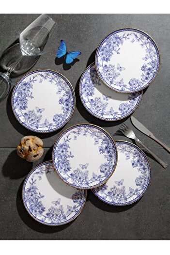 SERAMİKCİ Spring Time - Set of 6 Cake Plates