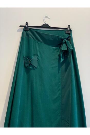 Kayra Women's Pocket Belt Detailed Skirt