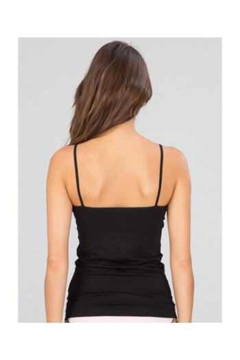 Kom Pack of 2 Basic Top Women's Strappy Cotton-Lycra Undershirt