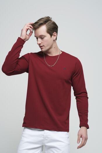 Oksit Ανδρικό φούτερ Julio Slim Fit με μοτίβο κηρήθρας και λαιμόκοψη